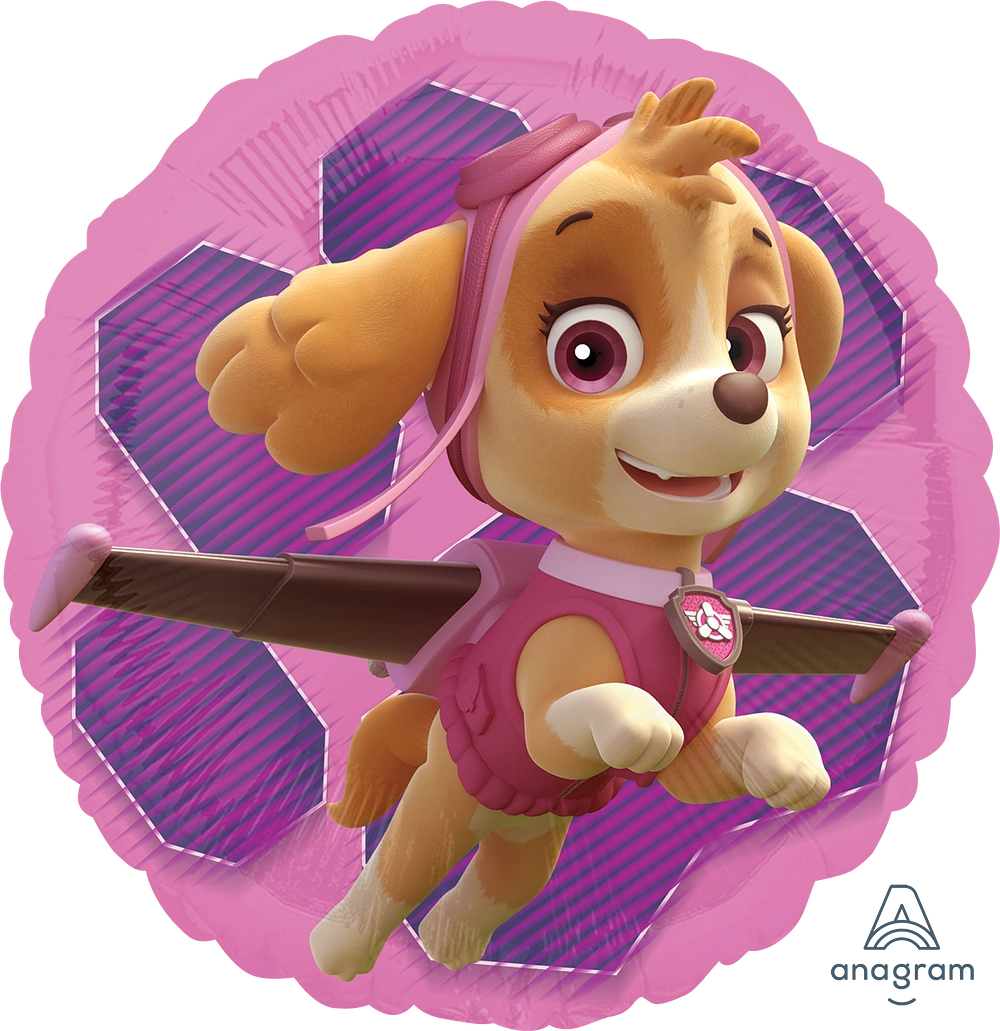 Anagram MiniShape Paw Patrol Pink Skye & Everest Foil