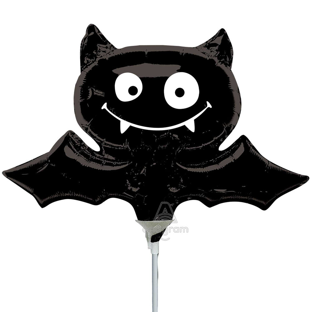 Anagram MiniShape Halloween Black Bat Foil