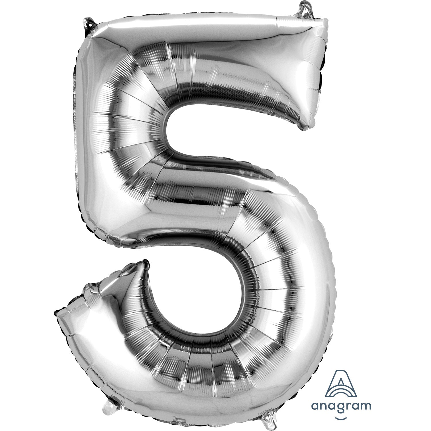 Anagram SuperShape Anagram Silver Foil Numbers 0-9