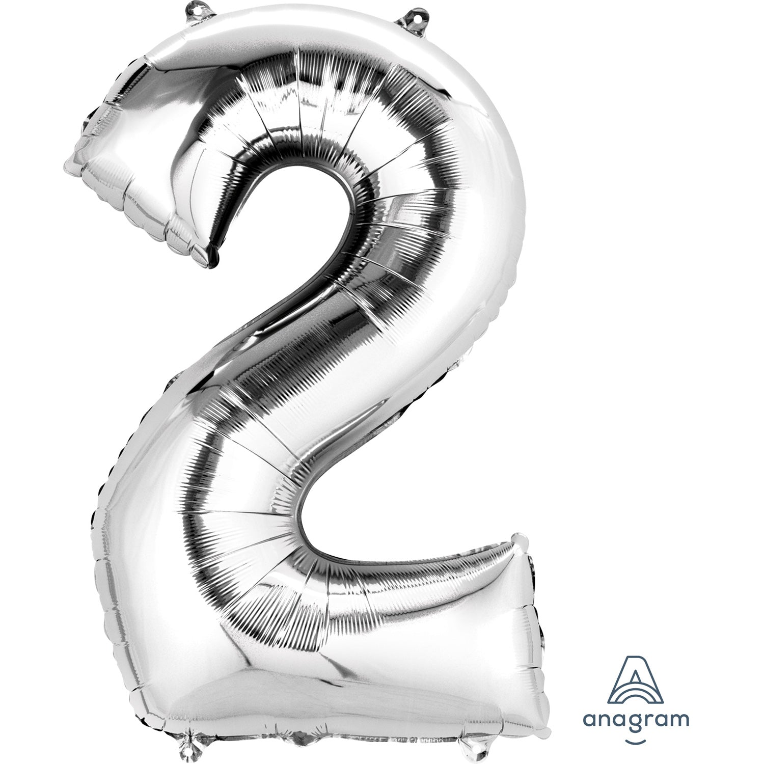 Anagram SuperShape Anagram Silver Foil Numbers 0-9