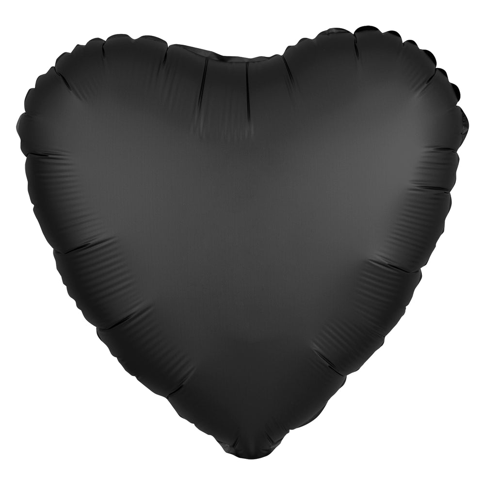 Anagram Satin Luxe Onyx Heart Standard HX Foil