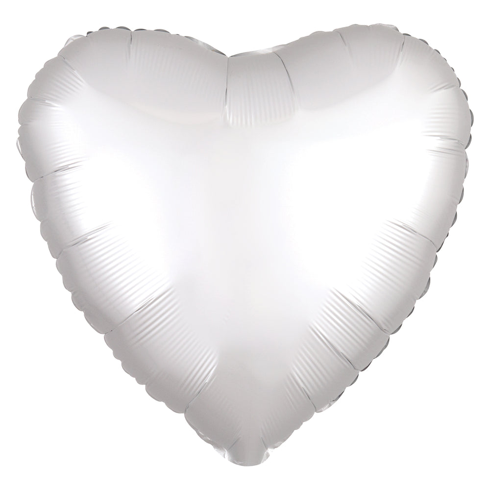 Anagram Satin Luxe White Heart Standard HX Foil