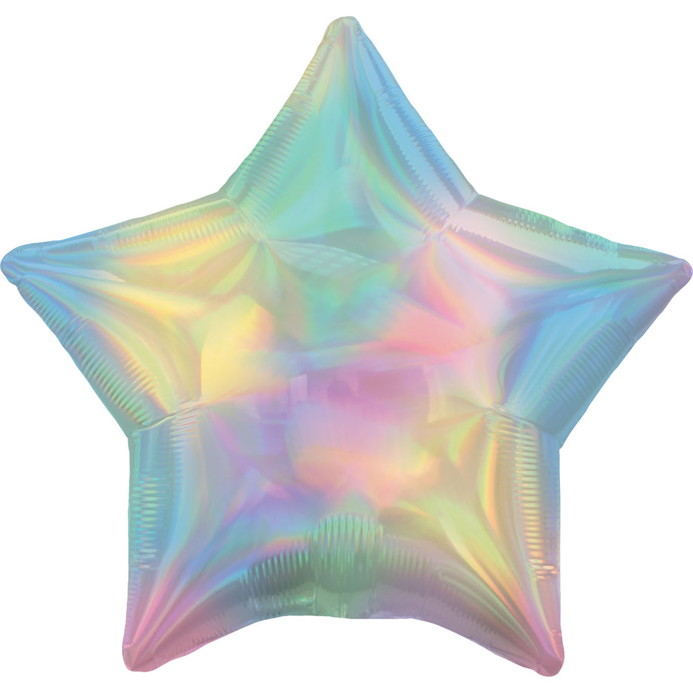 Anagram Pastel Rainbow Iridescent Star Standard HX Foil