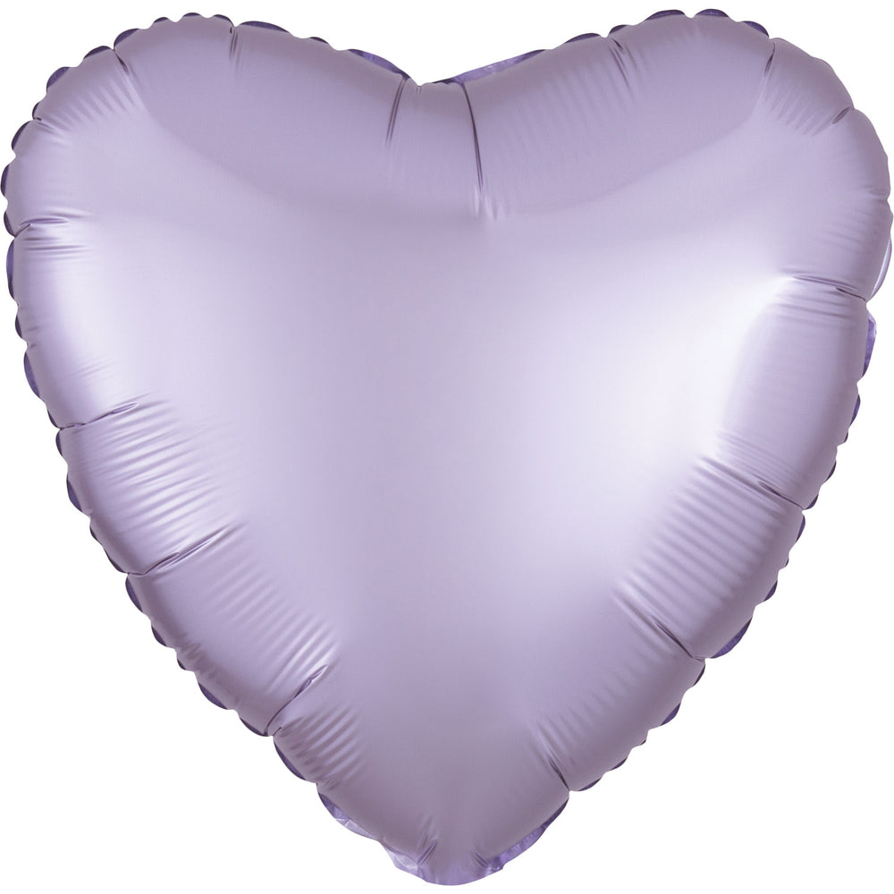 Anagram Pastel Lilac Heart Satin Luxe Standard HX Foil