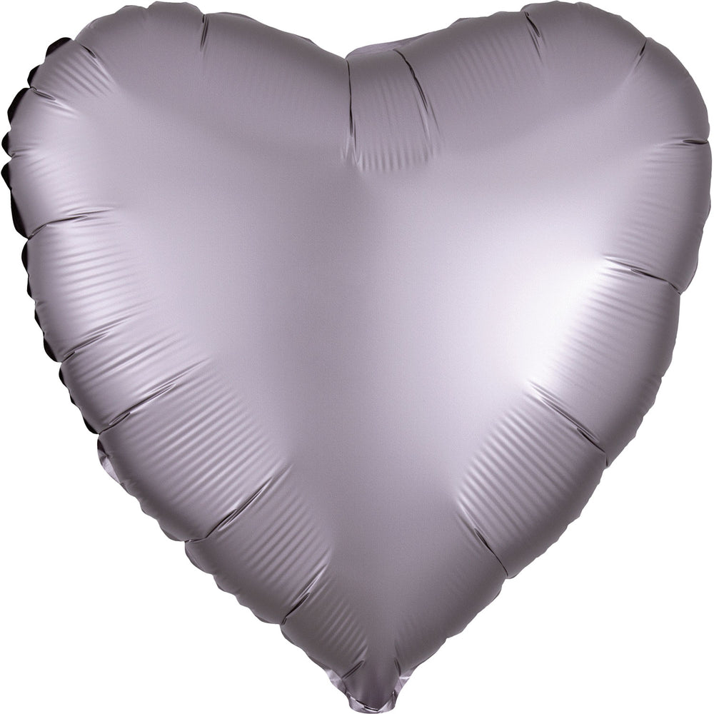 Anagram Greige Heart Satin Luxe Standard HX Foil
