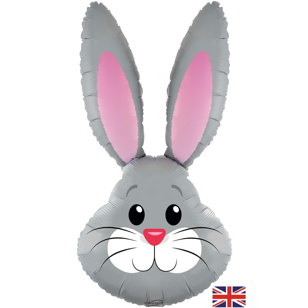 Oaktree Metallic Grey Cute Rabbit Foil