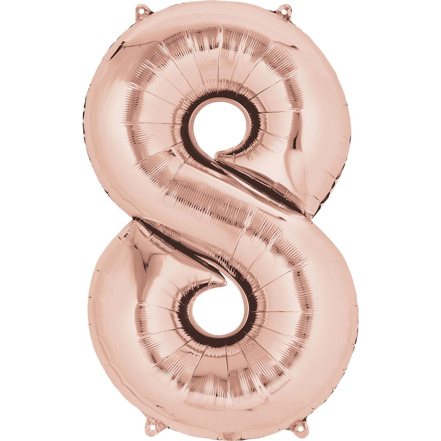 Anagram SuperShape Anagram Rose Gold Foil Numbers 0-9