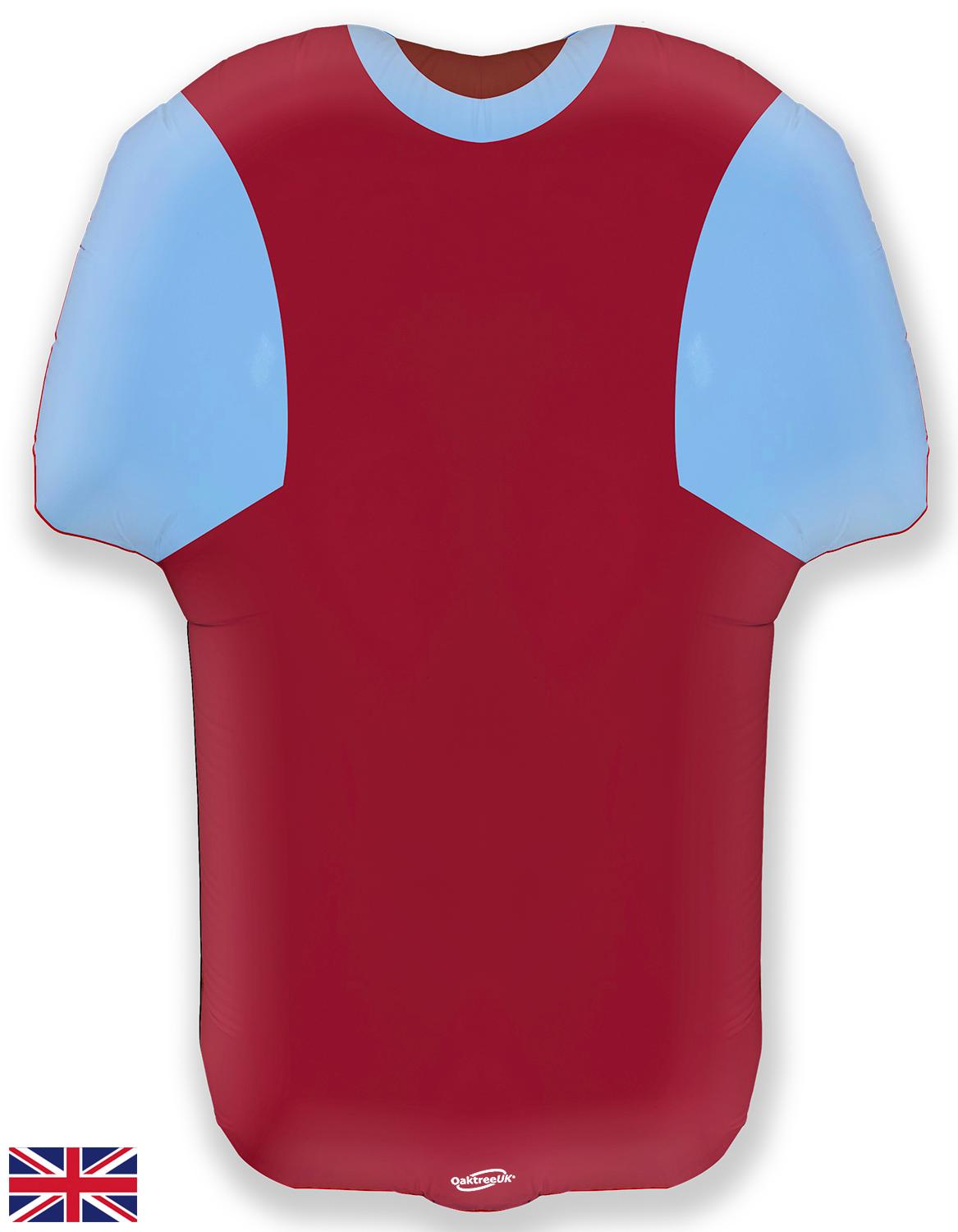 Oaktree Sports Shirt Blue/Claret Metallic