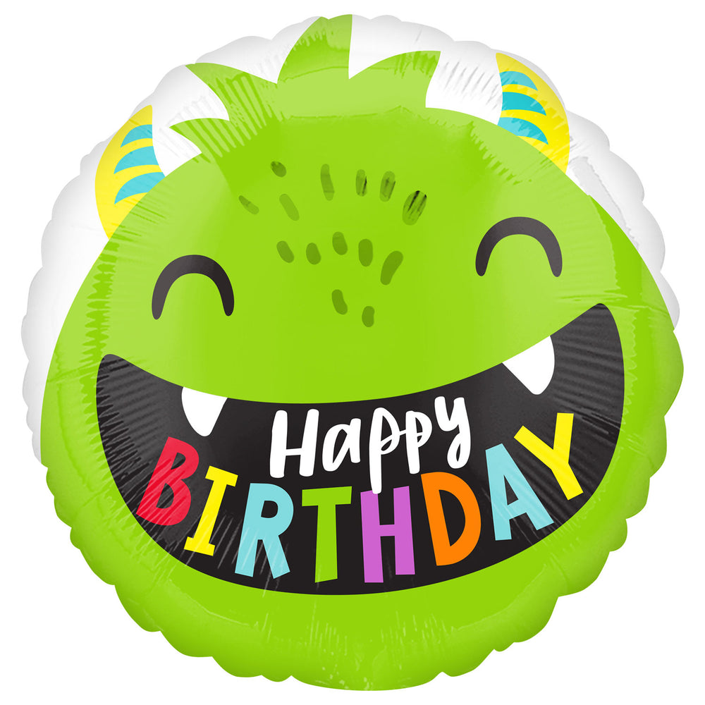 Anagram Happy Little Monsters Birthday Standard HX Foil