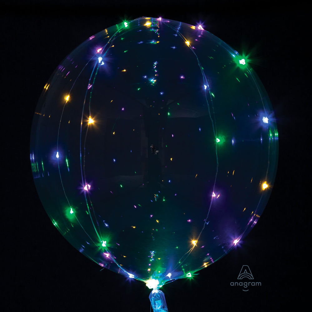 Anagram Crystal Clearz Multi Colour LED Jumbo Balloons