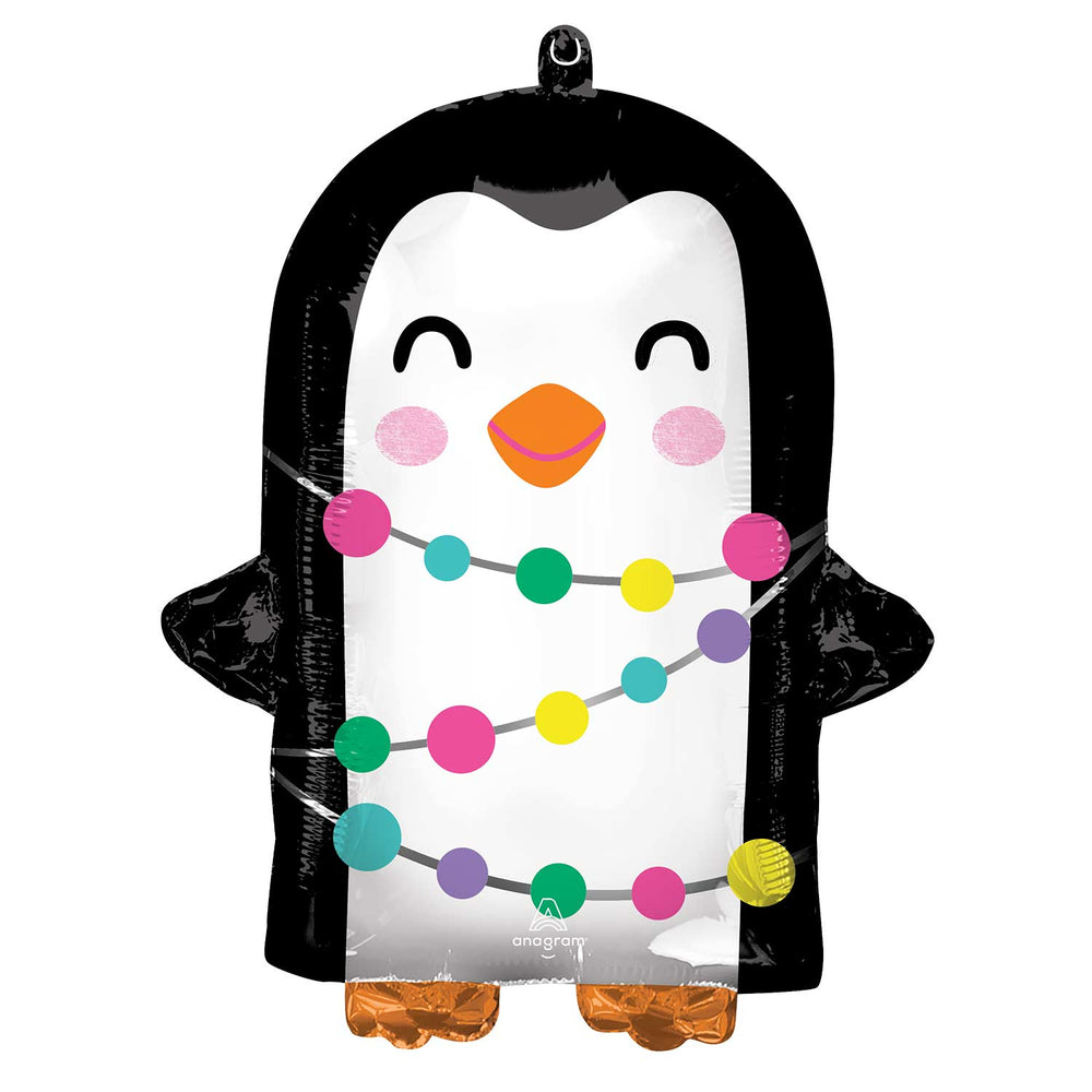 Anagram Bright Holiday Penguin Standard Foil