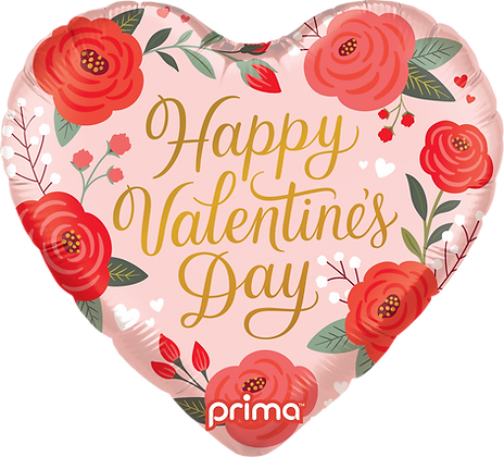 Prima Happy Valentine's Day Trendy Roses Heart