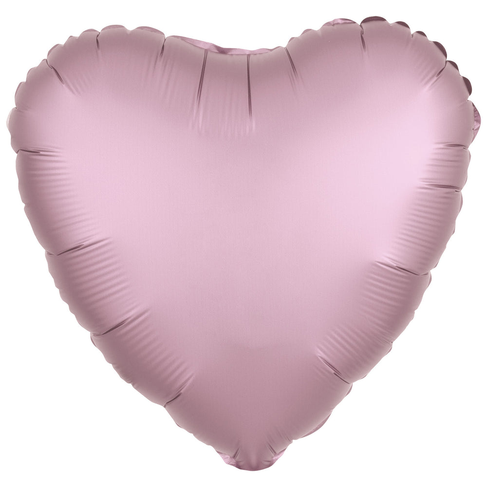 Amscan Metallic Pastel Pink Heart Foil