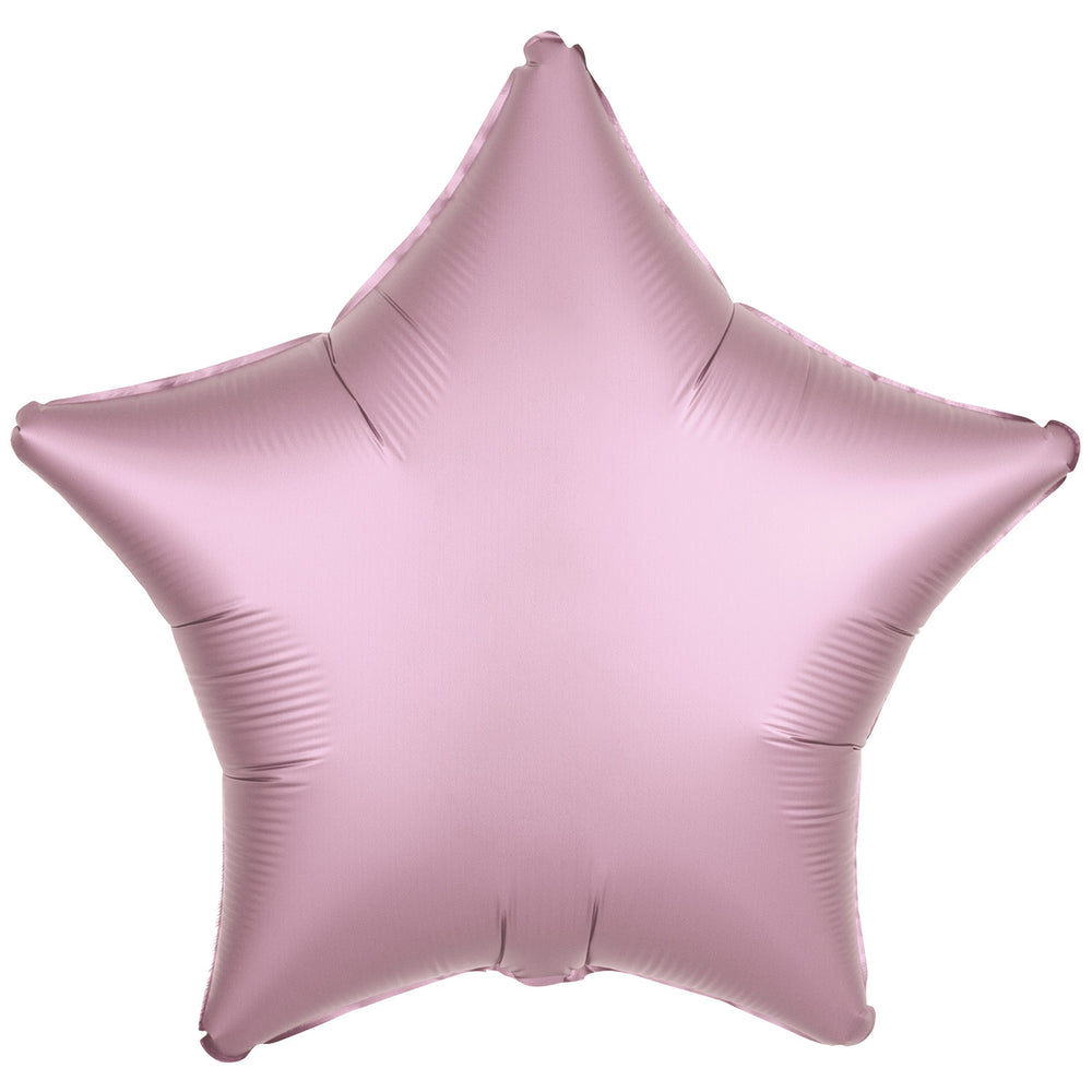 Amscan Metallic Pastel Pink Star Foil