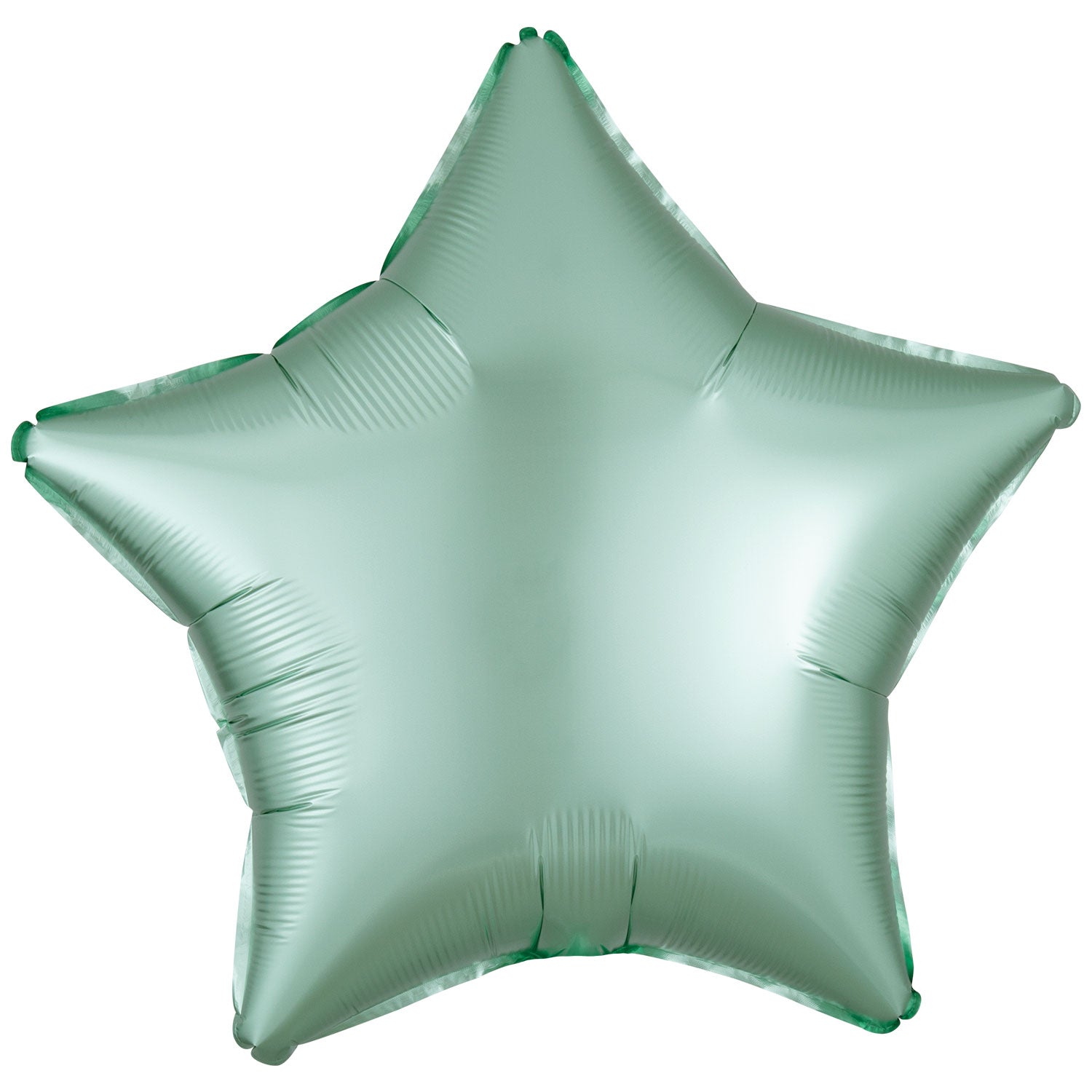 Amscan Silk Lustre Mint Green Star Foil