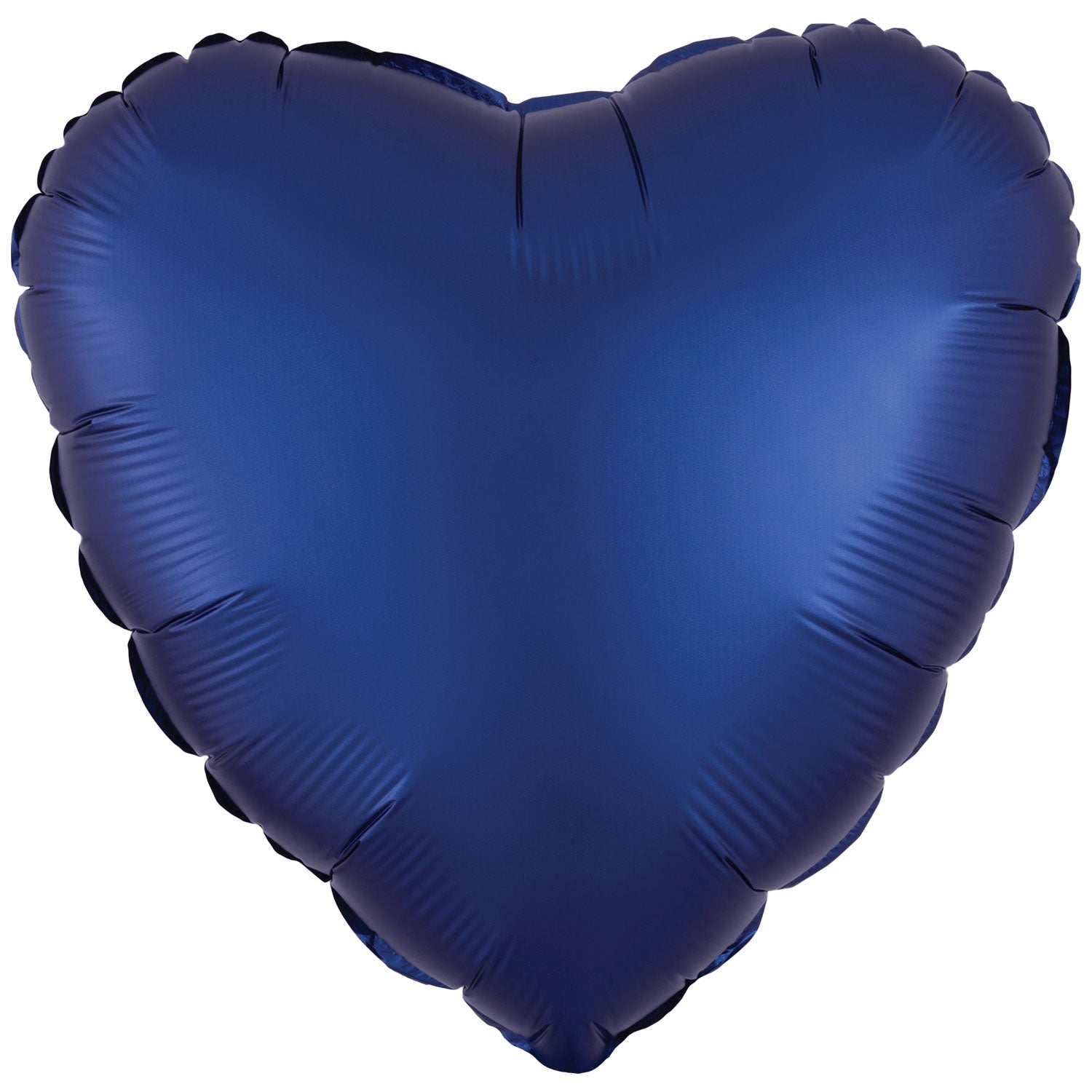 Amscan Silk Lustre Navy Blue Heart Foil