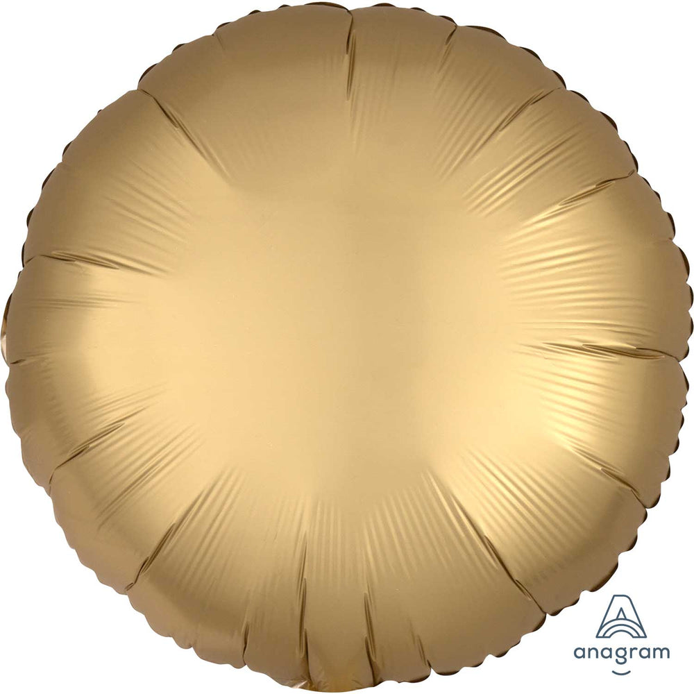 Anagram Gold Sateen Circle Satin Luxe Standard HX Foil