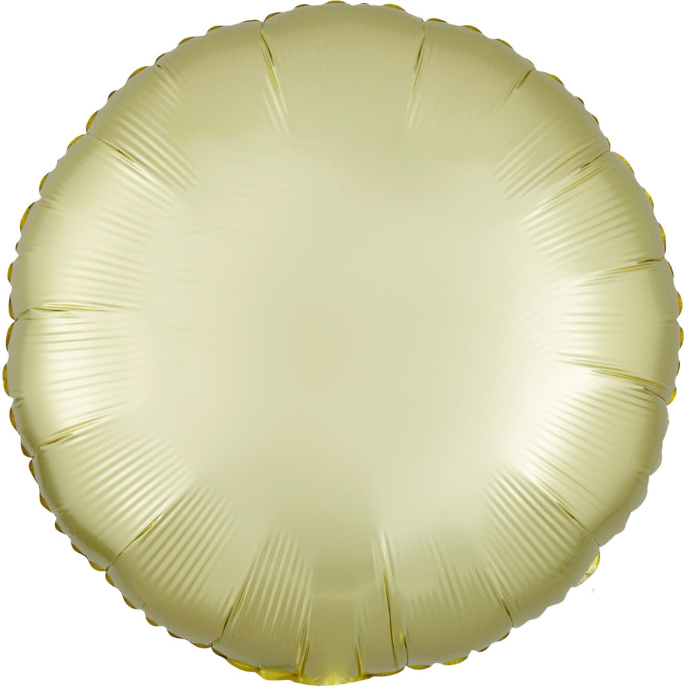 Anagram Pastel Yellow Circle Satin Luxe Standard HX Foil
