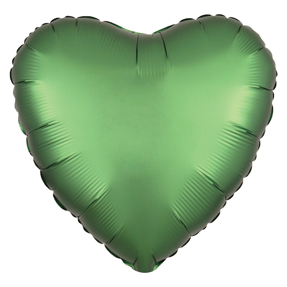 Anagram Satin Luxe Emerald Heart Standard HX Foil