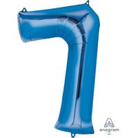 Anagram SuperShape Anagram Blue Foil Numbers 7