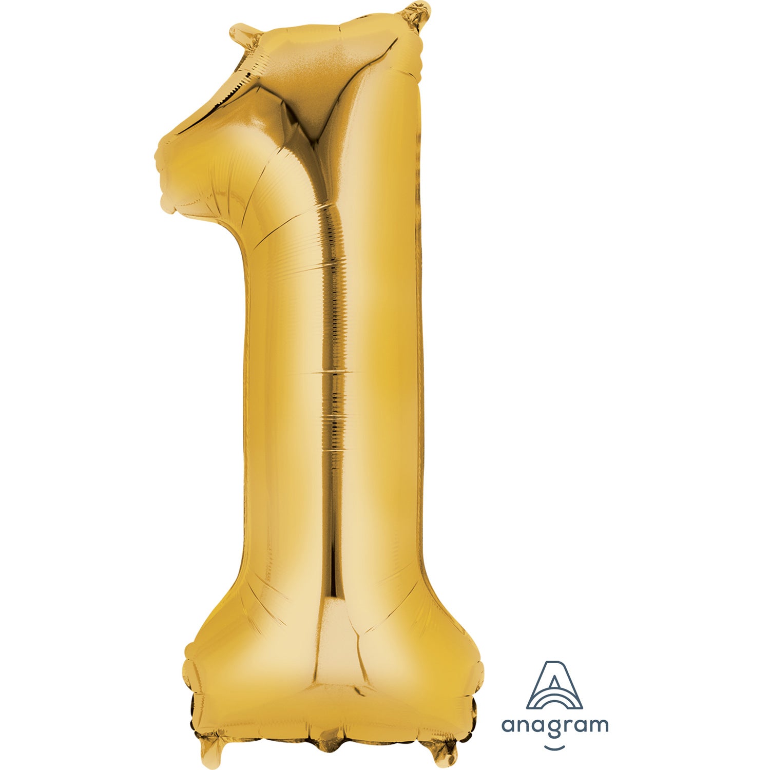 Anagram SuperShape Anagram Gold Foil Numbers 1