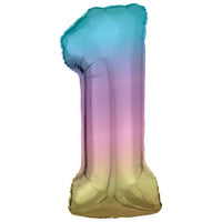 Anagram SuperShape Anagram Pastel Rainbow Foil Numbers 1