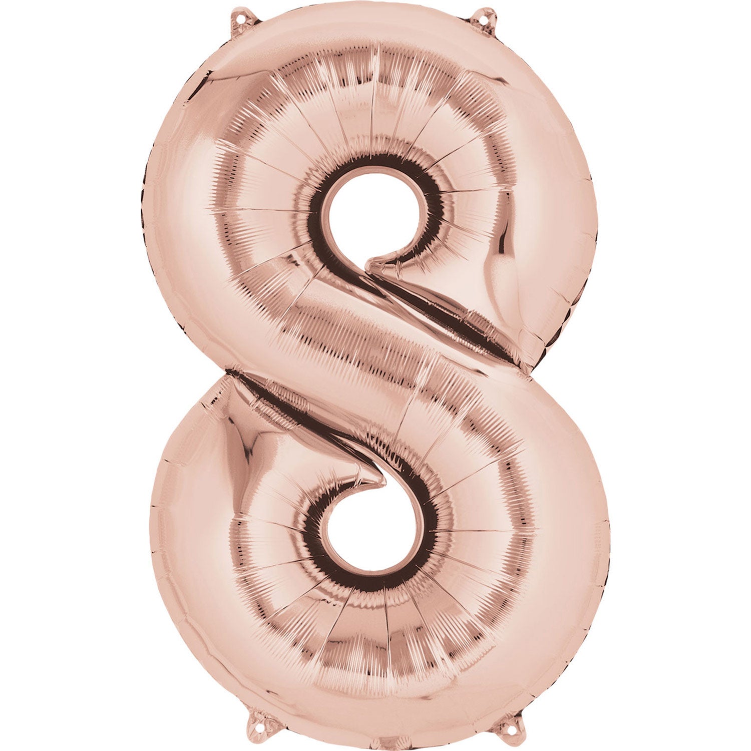 Anagram SuperShape Anagram Rose Gold Foil Numbers 8
