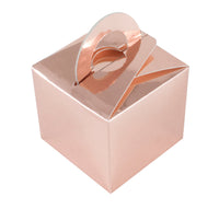 Balloon Weight Boxes - Metallic Rose Gold