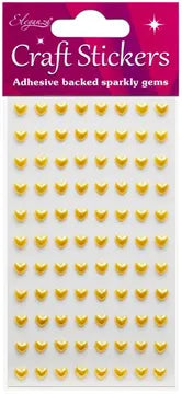 Eleganza Pearl Heart Stickers