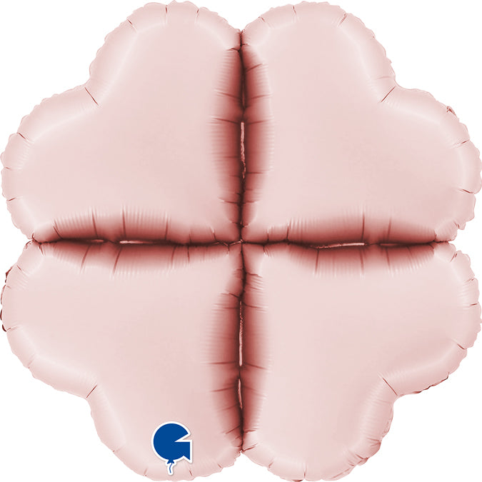 Grabo Balloon Base - Satin Pastel Pink hearts