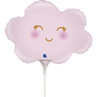 Grabo Cloudy Satin Pastel Pink mini Foil