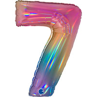 Grabo Colourful Rainbow Foil Numbers 7