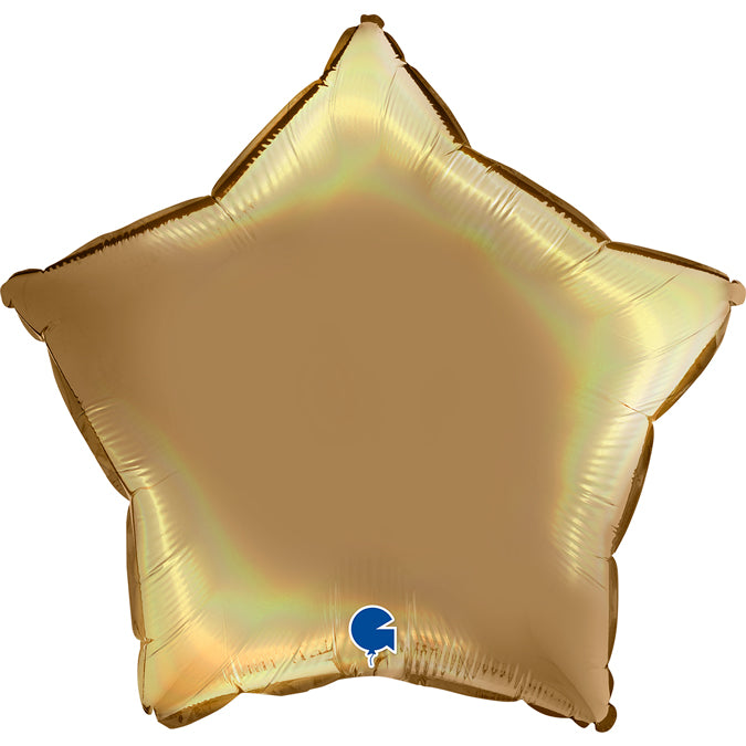 Grabo Holographic Platinum Champagne Star Foil