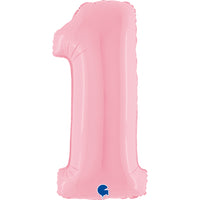 Grabo Pastel Pink Foil Numbers 1