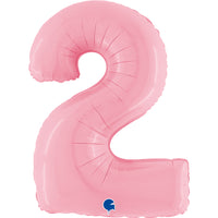 Grabo Pastel Pink Foil Numbers 2