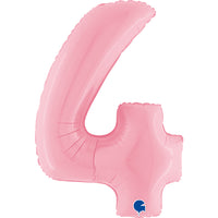 Grabo Pastel Pink Foil Numbers 4