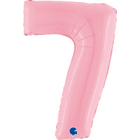 Grabo Pastel Pink Foil Numbers 7