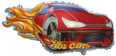 Hot Cars Red Foil