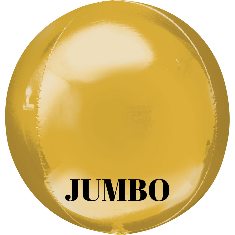 Anagram Jumbo Gold Orbz Foil