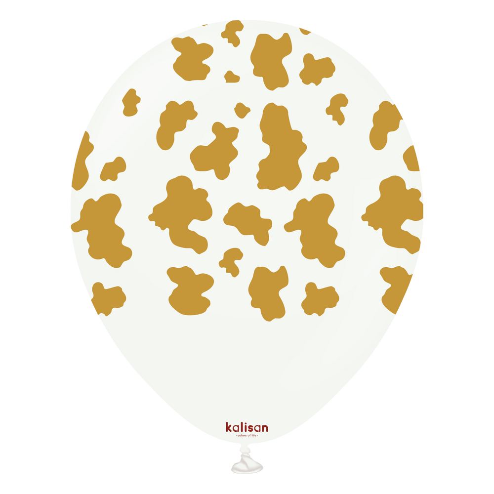 Kalisan Safari Cow - Standard White (Gold)