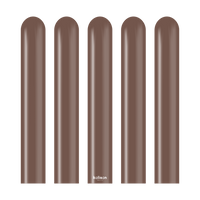 Kalisan Standard Chocolate Brown Modelling Balloons