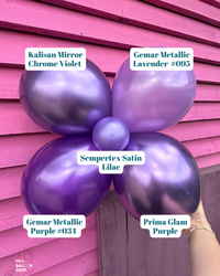 Metallic Purple Colour Combo