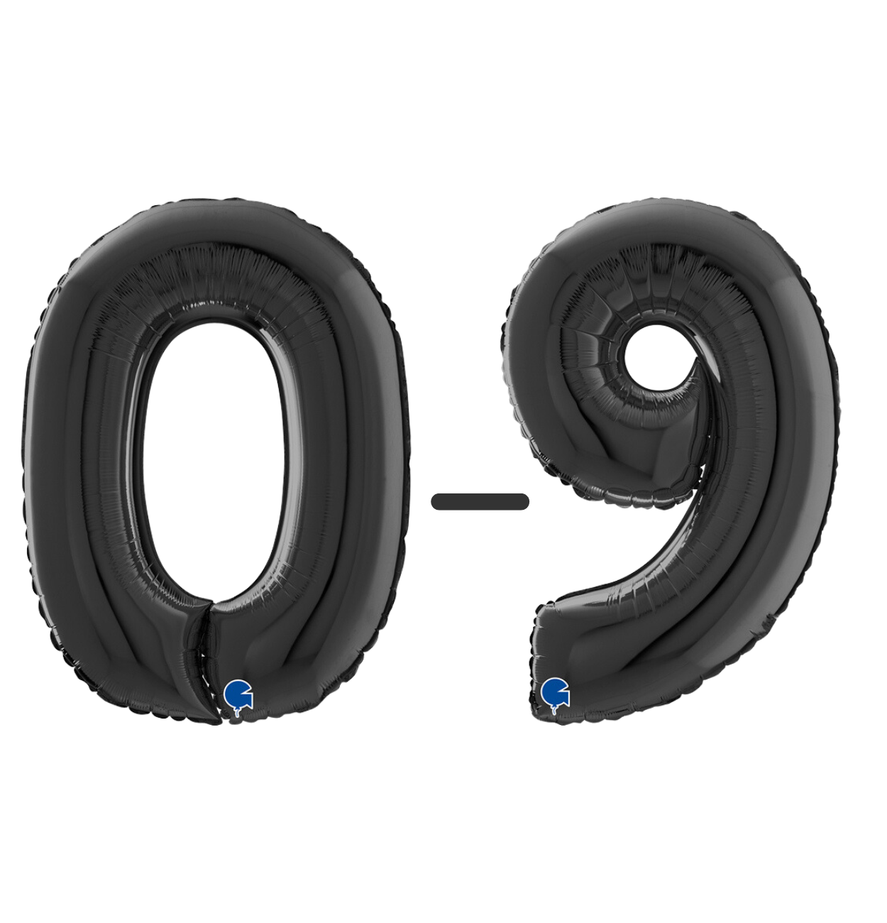 Grabo Midi Black Foil Numbers 0-9