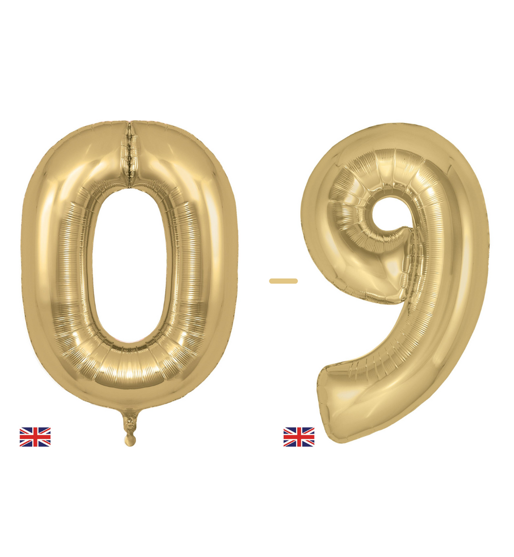 Oaktree Gold Silk Foil Numbers 0-9