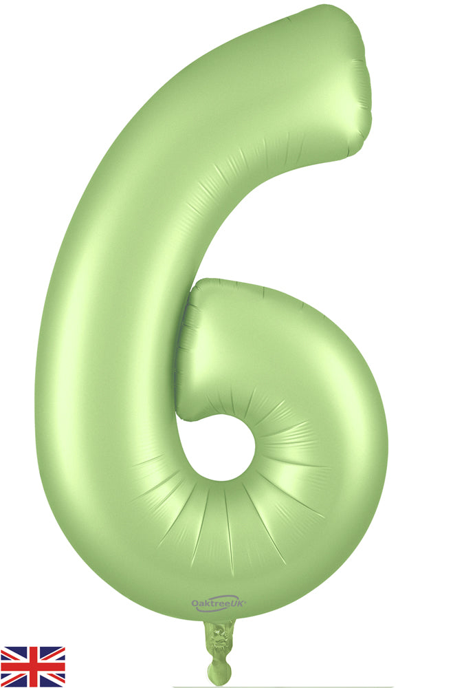 Oaktree Pistachio Foil Numbers 0-9