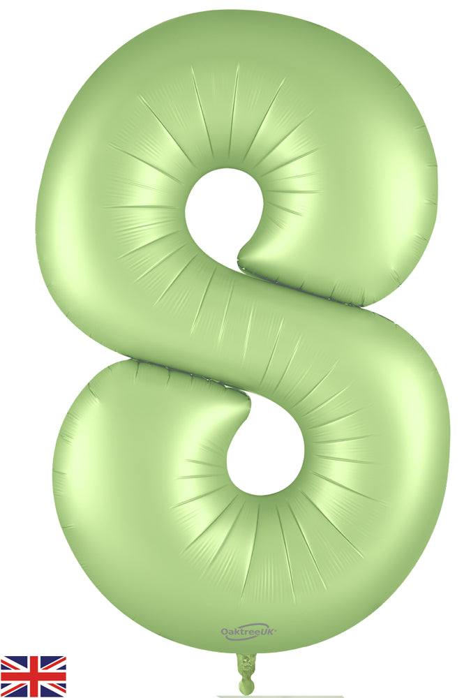 Oaktree Pistachio Foil Numbers 0-9