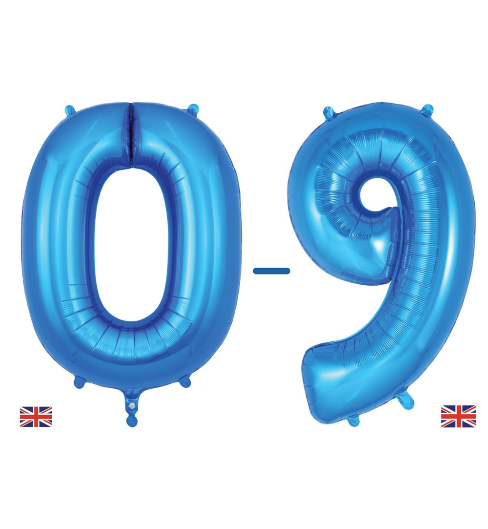 Oaktree Blue Foil Numbers 0-9