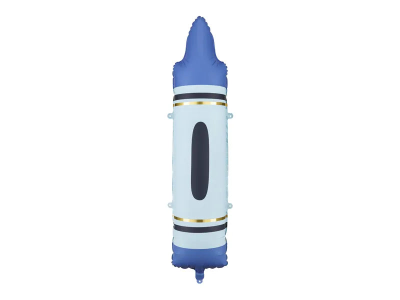 Party Deco Blue Crayon Foil