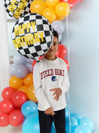 Party Deco Check Flag Happy Birthday Foil_2