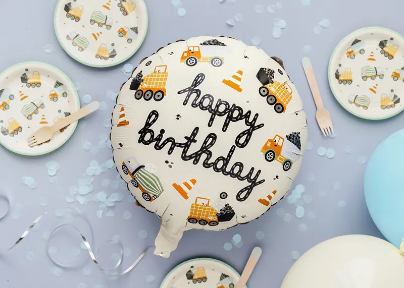 Party Deco Happy Birthday Construction Vehicles Foil_1